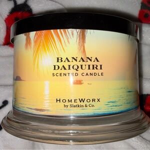 Homeworx by Harry Slatkin & Co Large 4-wick Scented jar candle Banana Daiquiri